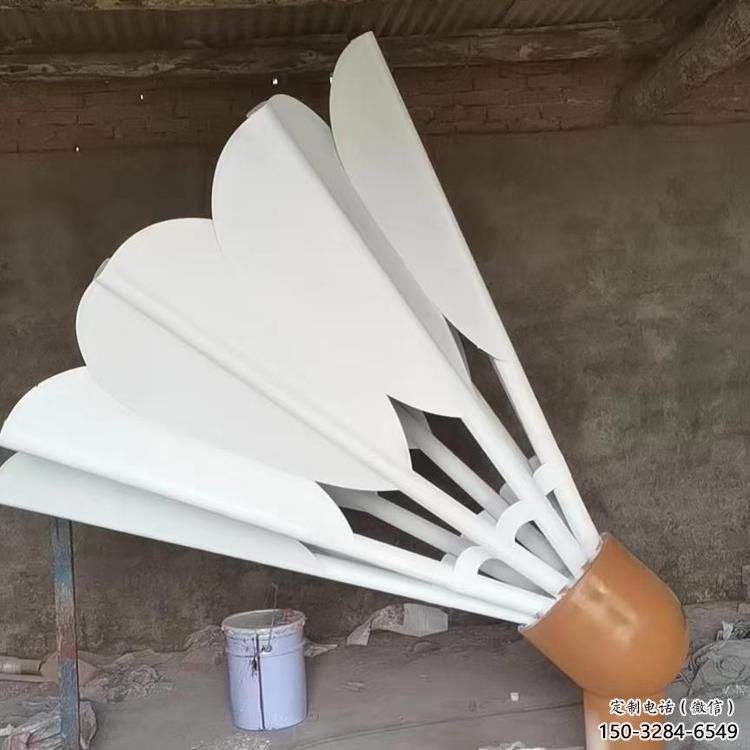 仿真羽毛球雕塑 酒店公園雕塑 風景區擺件