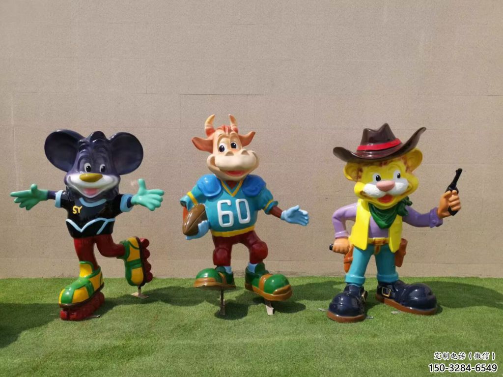 庭院十二生肖雕塑 城市古銅色雕塑 音樂小品