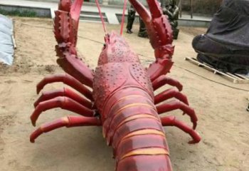 城市玻璃鋼龍蝦雕塑 風景區(qū)彩繪雕塑 抽象擺件