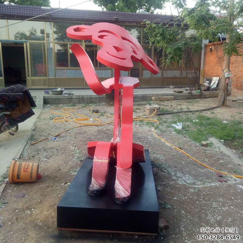 不銹鋼商場(chǎng)生肖雕塑 仿真雕塑 店門(mén)口小品