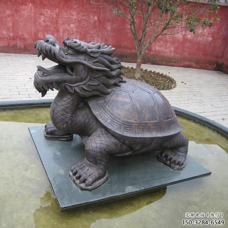 銅烏龜雕塑廠家，神獸動物，仿古公園廣場擺件