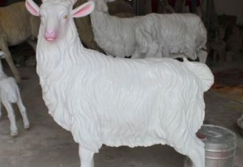 風景區山羊雕塑廠家 售樓處廣場雕塑 仿古擺件