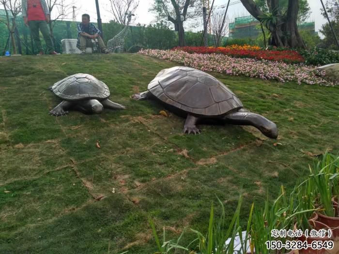 公園海龜雕塑 酒店門口雕塑 彩繪擺件