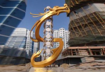 承接仿真龍頭雕塑，鑄銅動物雕塑，房地產售樓處擺件