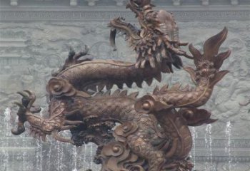 制作龍頭雕塑廠家，鑄銅動物雕塑，房地產(chǎn)售樓處擺件