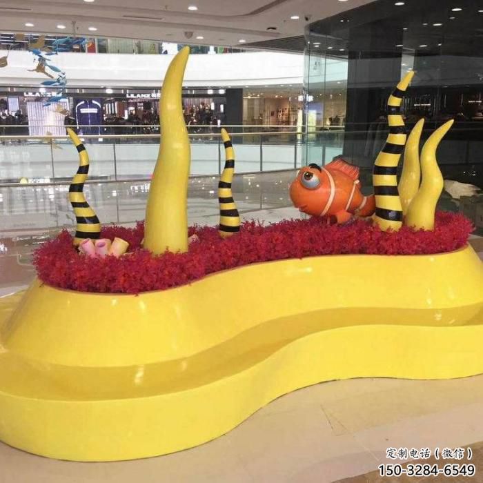 創意玻璃鋼海星雕塑 步行街店門口雕塑 影視劇小品