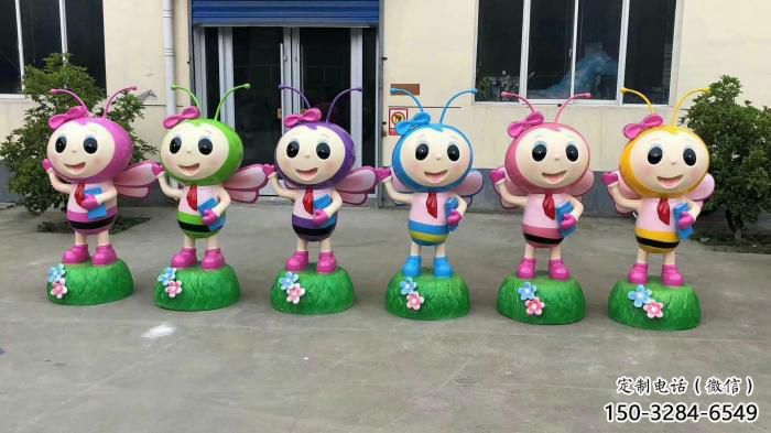 商業(yè)街蜜蜂雕塑廠家 售樓處雕塑 昆蟲擺件