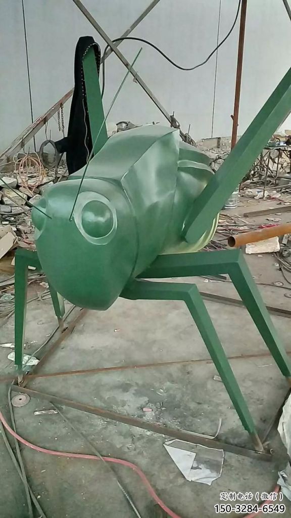 園林蟈蟈雕塑 城市廣場雕塑 步行街擺件