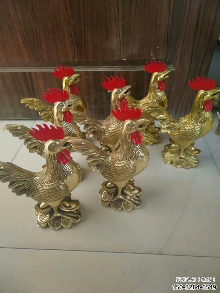 街道小雞雕塑，動物小品，剪影工藝