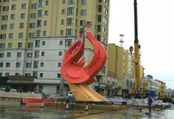 廣場(chǎng)鳥(niǎo)類雕塑，動(dòng)物擺件，仿古工藝