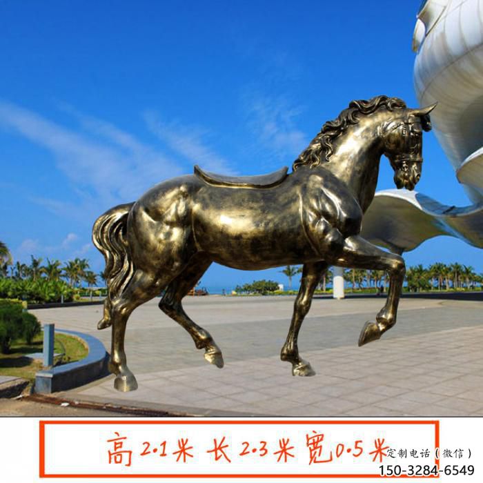 農(nóng)村小馬雕塑，動(dòng)物題材，仿真工藝