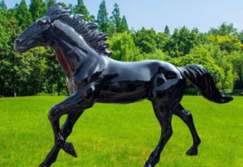 操場小馬雕塑，公園題材，仿真工藝