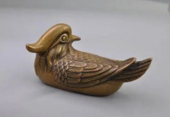 仿真鴛鴦雕塑 店門口園林雕塑 動(dòng)物小品