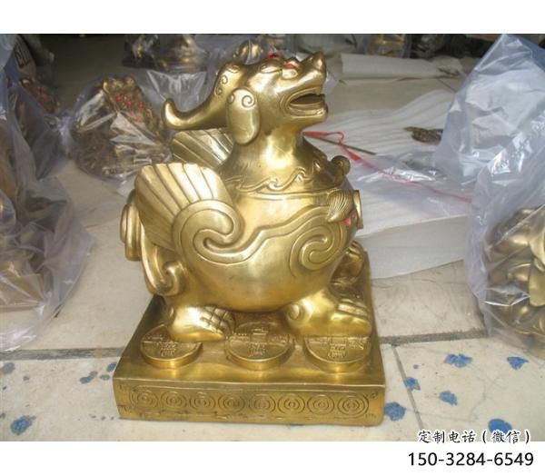 操場貔貅雕塑，鏤空海洋雕塑，噴砂制造