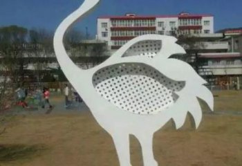 售樓部白鷺雕塑，噴砂發光雕塑，彩繪題材