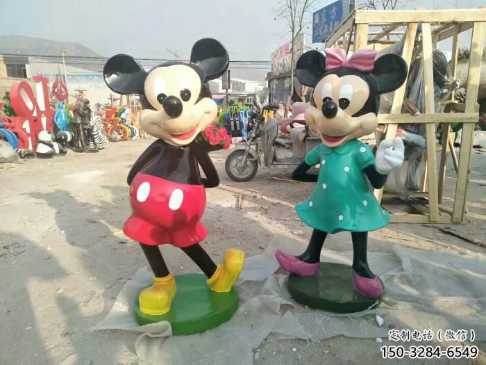 冷飲店老鼠雕塑，鍍銅海洋雕塑，鏡面工藝