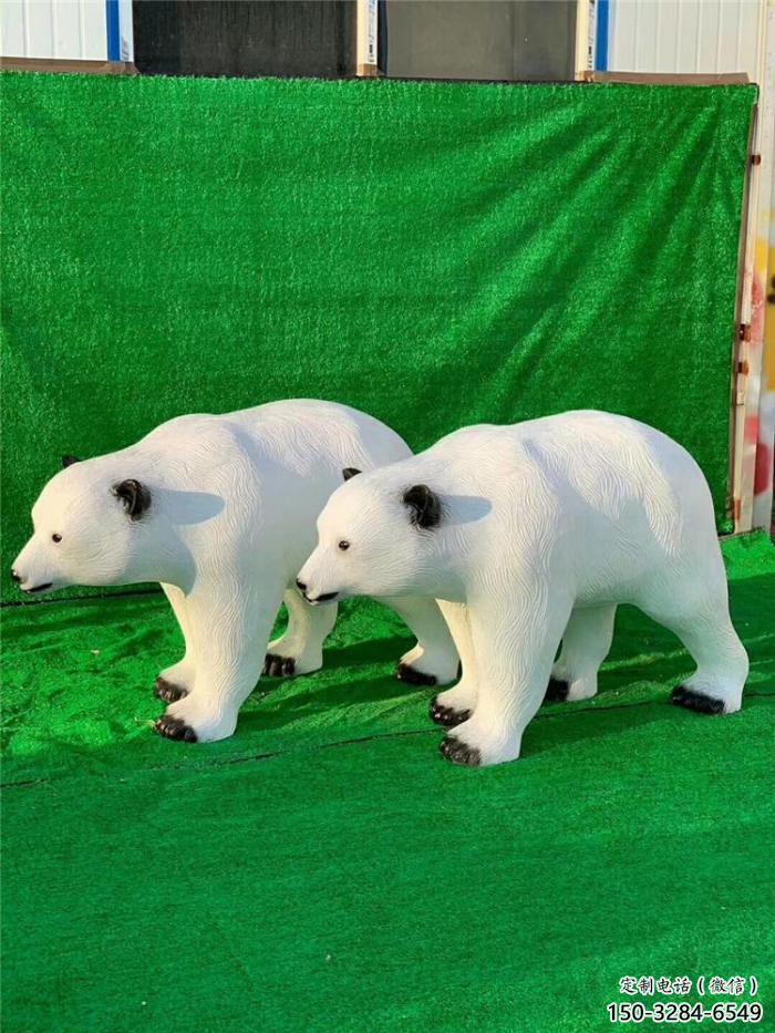 農(nóng)村狗熊雕塑，鏤空海洋雕塑，抽象效果