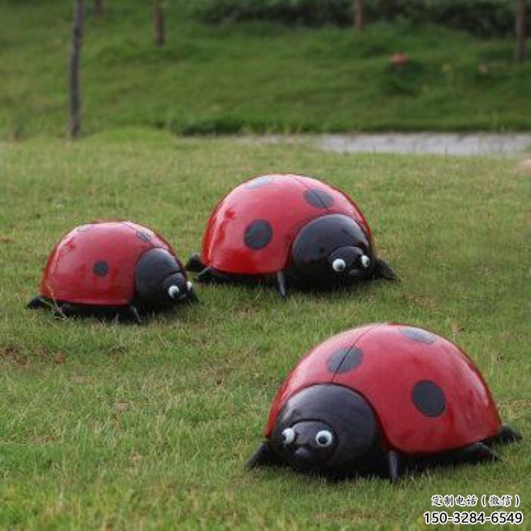 城市蟲子雕塑，網格體育雕塑，古銅效果