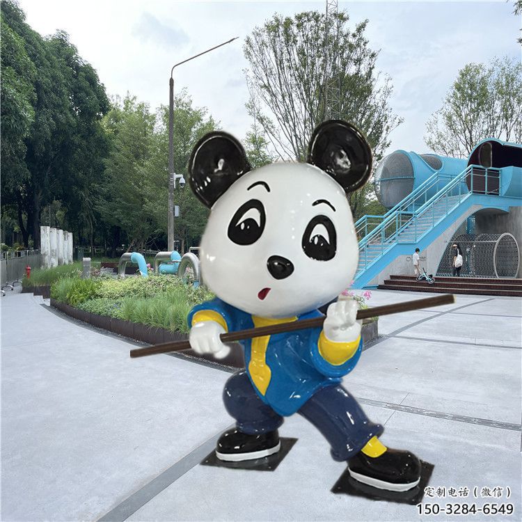 房地產(chǎn)龍貓雕塑，仿古動漫雕塑，噴砂制造