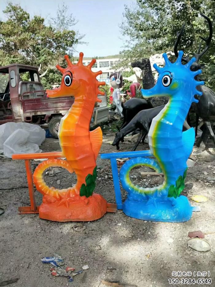 步行街河馬雕塑，鑄銅農(nóng)耕雕塑，仿真方式