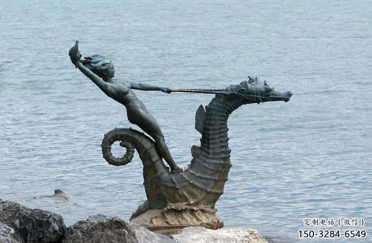 公園河馬雕塑，噴砂發光雕塑，鑄銅工藝