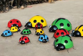 幼兒園蟲子雕塑廠家，鐵藝文化雕塑，鑄造制作