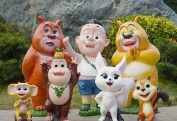 城市維尼熊雕塑，網格體育雕塑，古銅效果