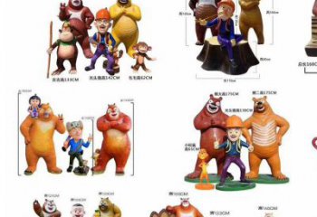 酒店維尼熊雕塑，鍍金歐式雕塑，仿古擺件