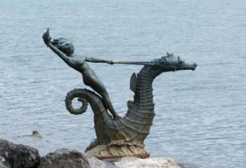 公園河馬雕塑，噴砂發光雕塑，鑄銅工藝