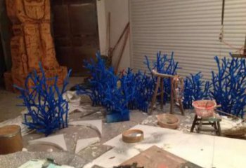 城市海草雕塑 風景區彩繪雕塑 抽象擺件