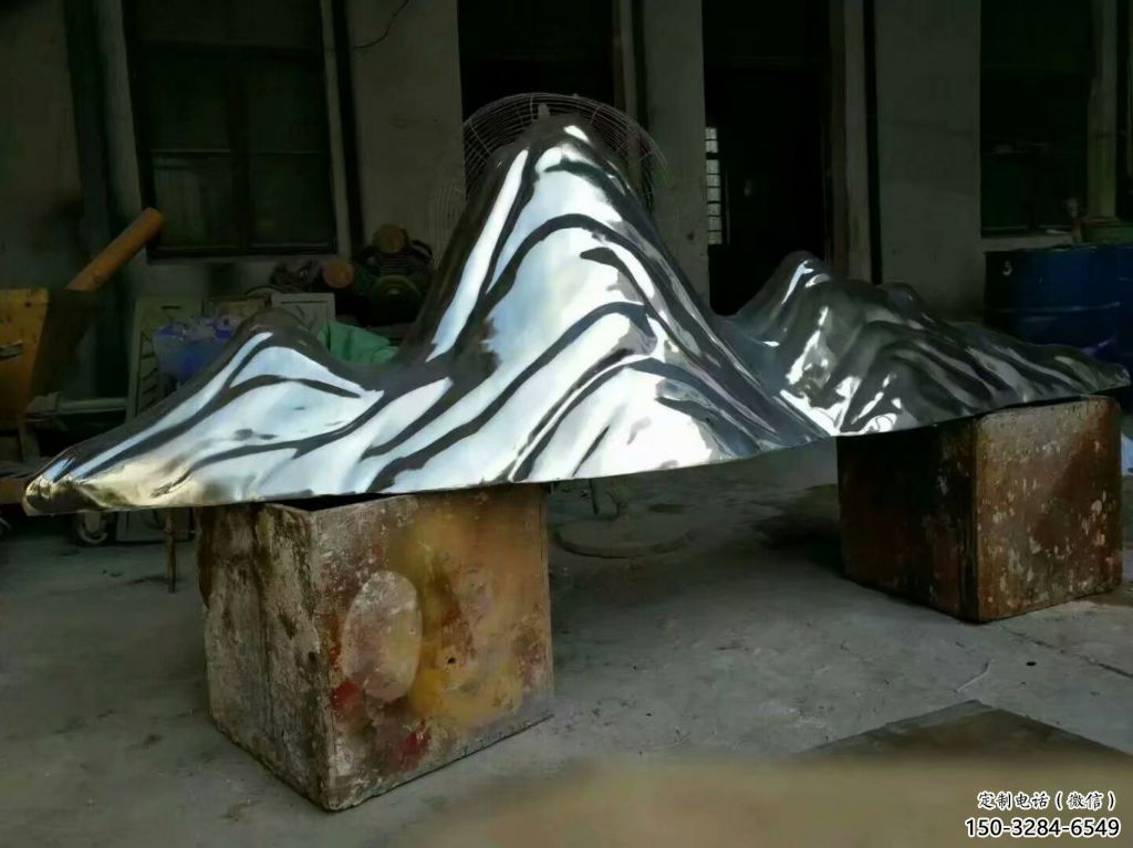 飯店假山雕塑，鍍金歐式雕塑，鍍金工藝