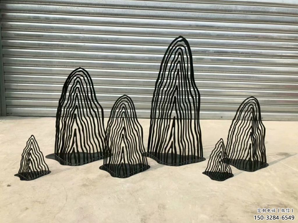 酒店假山雕塑，鍍金歐式雕塑，仿古擺件