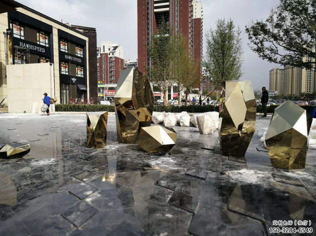 幼兒園景觀石雕塑，鐵藝文化雕塑，鑄造制作