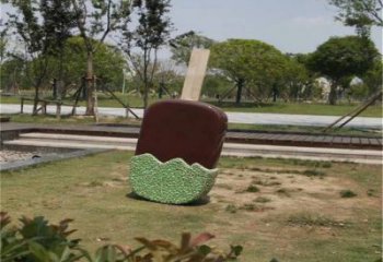 彩繪冰淇淋雕塑 大型雪糕雕塑 近代主題小品