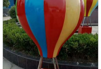 操場氣球雕塑，鏤空景觀雕塑，噴砂制造