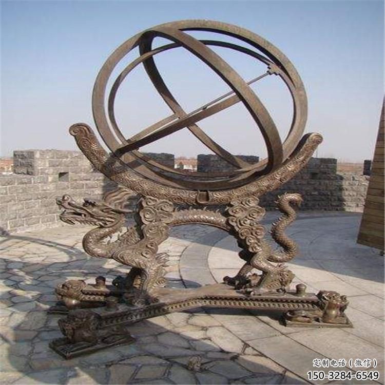 室內渾天儀雕塑生產，拉絲景觀雕塑，抽象效果