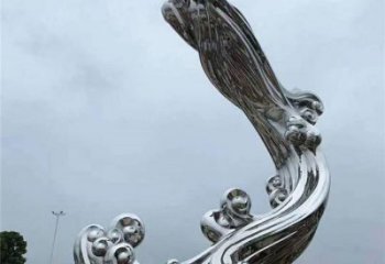 云朵雕塑，鏤空景觀雕塑，抽象效果