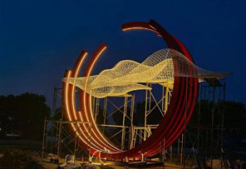 幼兒園云朵雕塑，鐵藝文化雕塑，鑄造制作