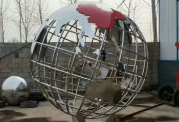 大門口地球雕塑 發(fā)光公園小品 仿真雕塑