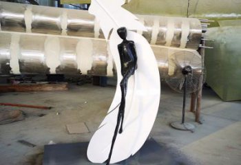 羽毛雕塑 噴水園林小品 餐飲店雕塑