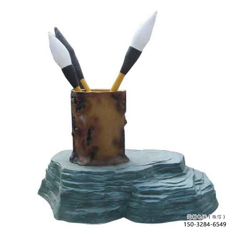 街頭鉛筆雕塑 大型別墅區(qū)擺件 鋼管雕塑