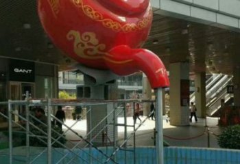 賓館懸壺雕塑 烤漆大型擺件 歐式雕塑