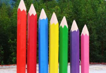 公園鉛筆雕塑 創(chuàng)意企業(yè)擺件 美陳雕塑