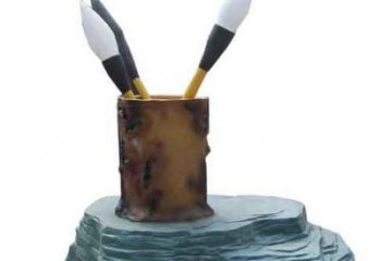 街頭鉛筆雕塑 大型別墅區(qū)擺件 鋼管雕塑