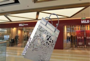 美陳包包雕塑 異形噴水小品 酒店雕塑