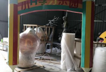 庭院鉛筆雕塑 公園草地小品 鍛造雕塑