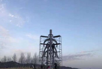 賓館漢字雕塑 烤漆大型擺件 歐式雕塑