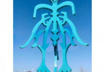 住宅小區(qū)漢字雕塑 啞光景觀擺件 公園雕塑