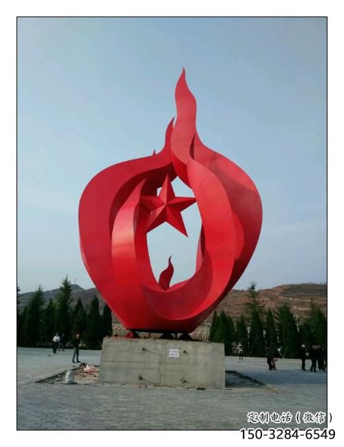 大型廣場不銹鋼雕塑，景觀不銹鋼雕塑