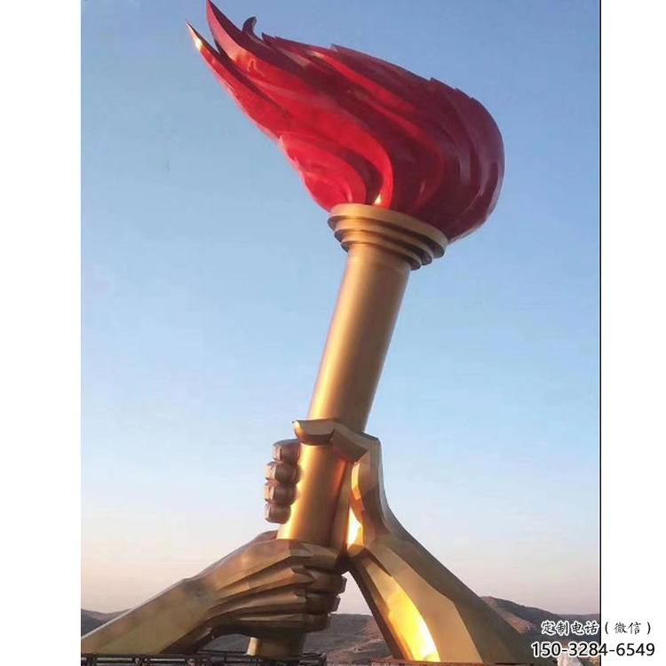 酒店火炬雕塑 景觀美陳小品 現(xiàn)代雕塑